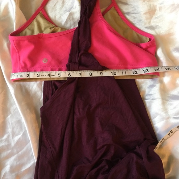Lululemon No Limits tanks. Plum/raspberry glo. - Picture 6 of 6